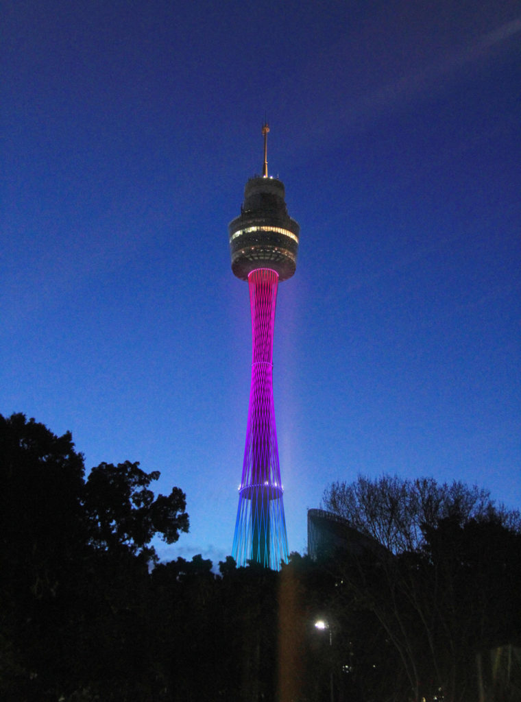 Habit8 - Sydney Tower Lighting